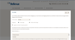 Desktop Screenshot of bellevue.ch