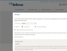 Tablet Screenshot of bellevue.ch