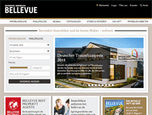 Tablet Screenshot of bellevue.de